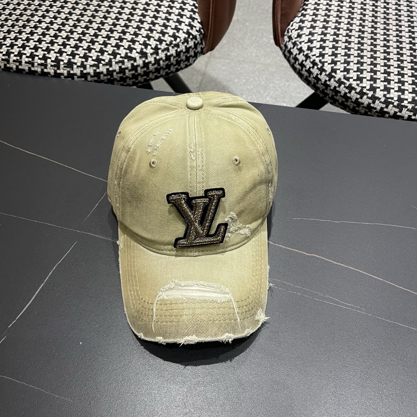 LV路易威登 水洗棒球帽网红百搭鸭舌帽子潮