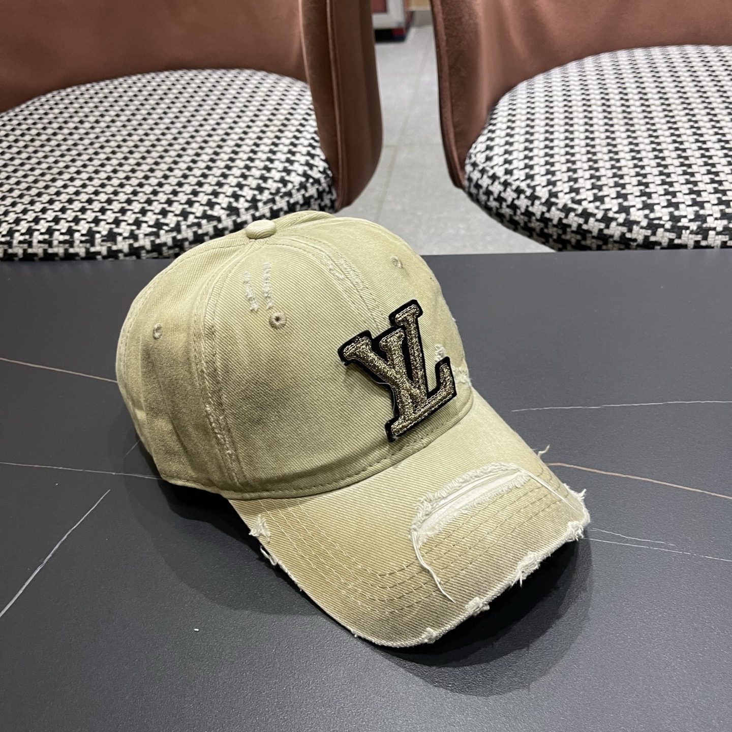 LV路易威登 水洗棒球帽网红百搭鸭舌帽子潮