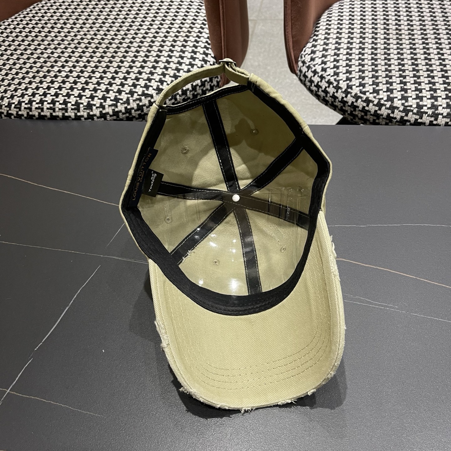 LV路易威登 水洗棒球帽网红百搭鸭舌帽子潮