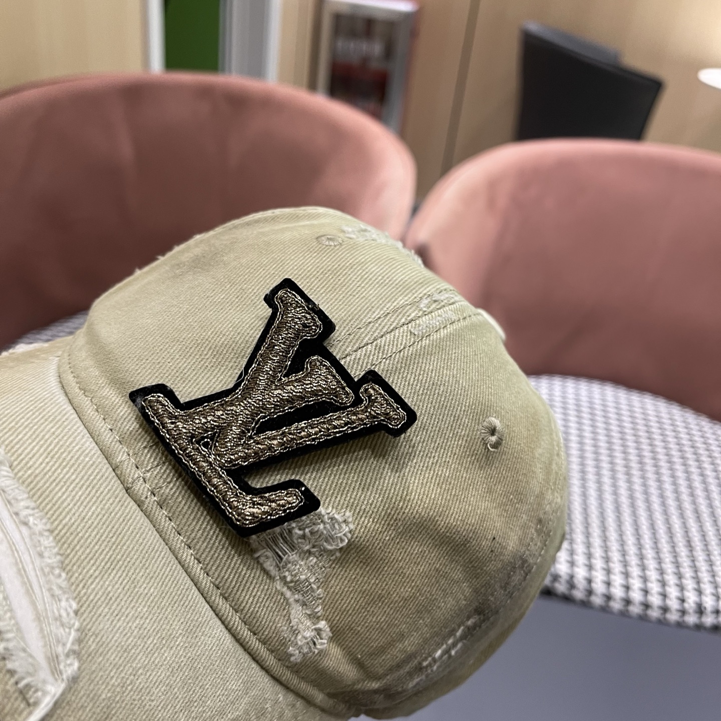 LV路易威登 水洗棒球帽网红百搭鸭舌帽子潮