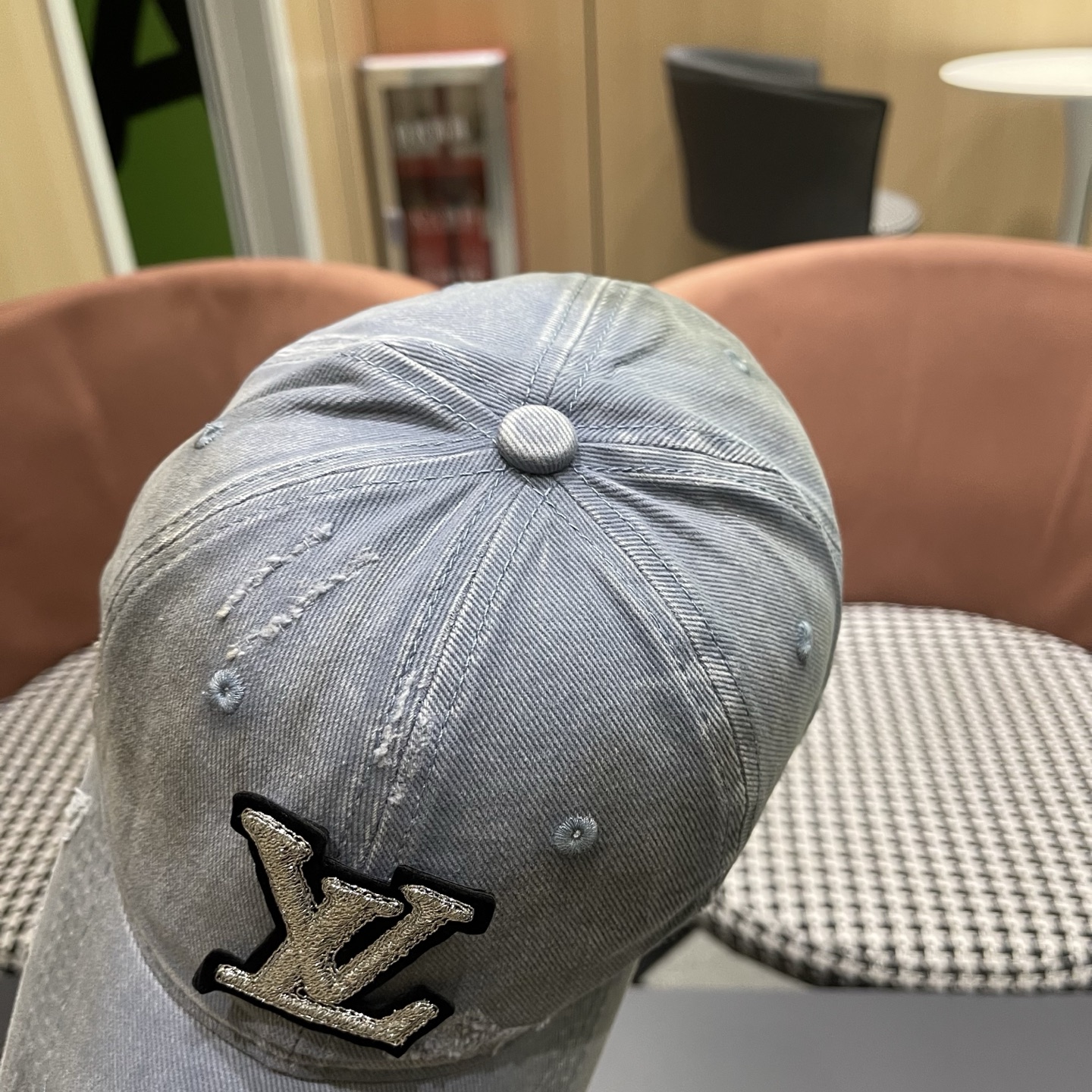 LV路易威登 水洗棒球帽网红百搭鸭舌帽子潮