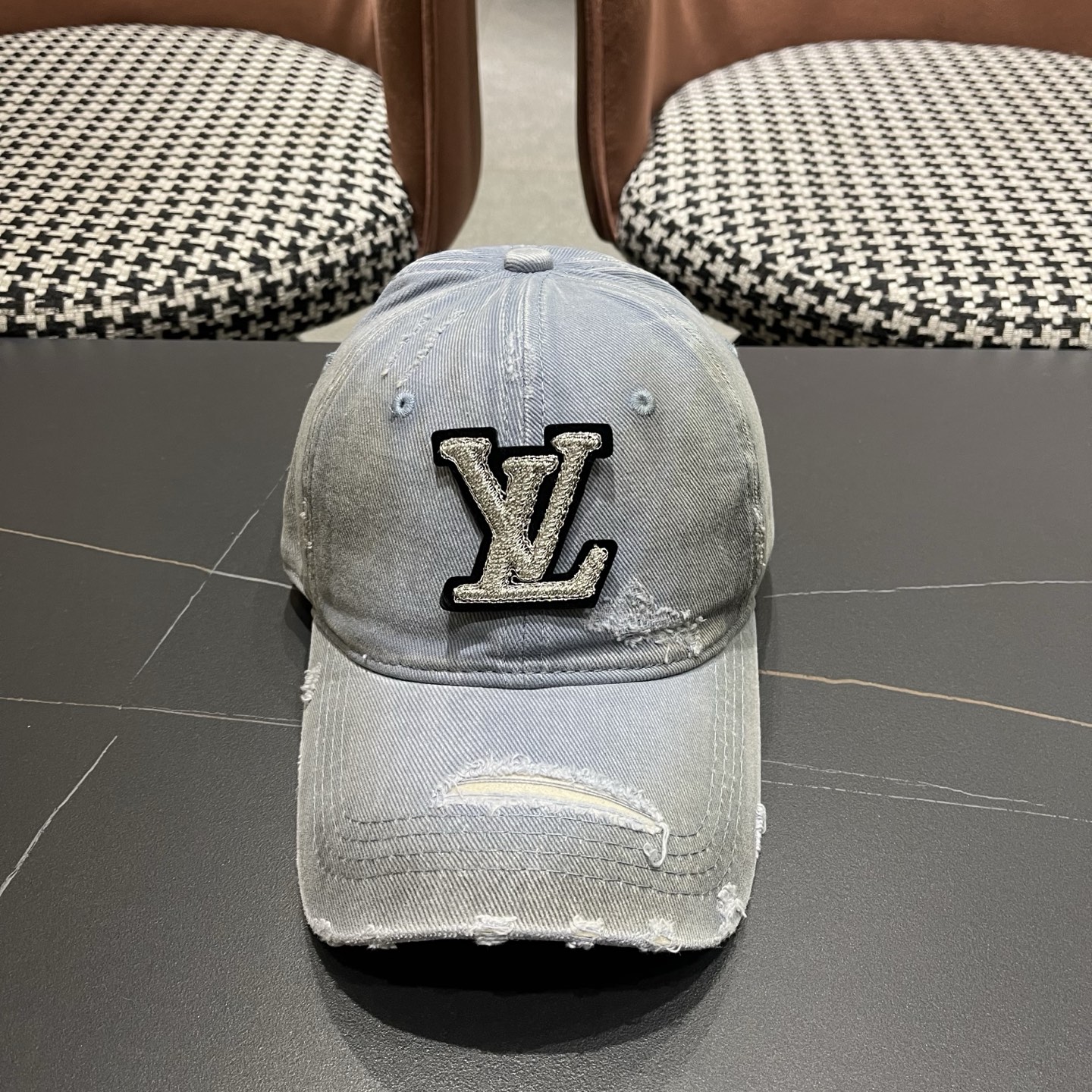 LV路易威登 水洗棒球帽网红百搭鸭舌帽子潮