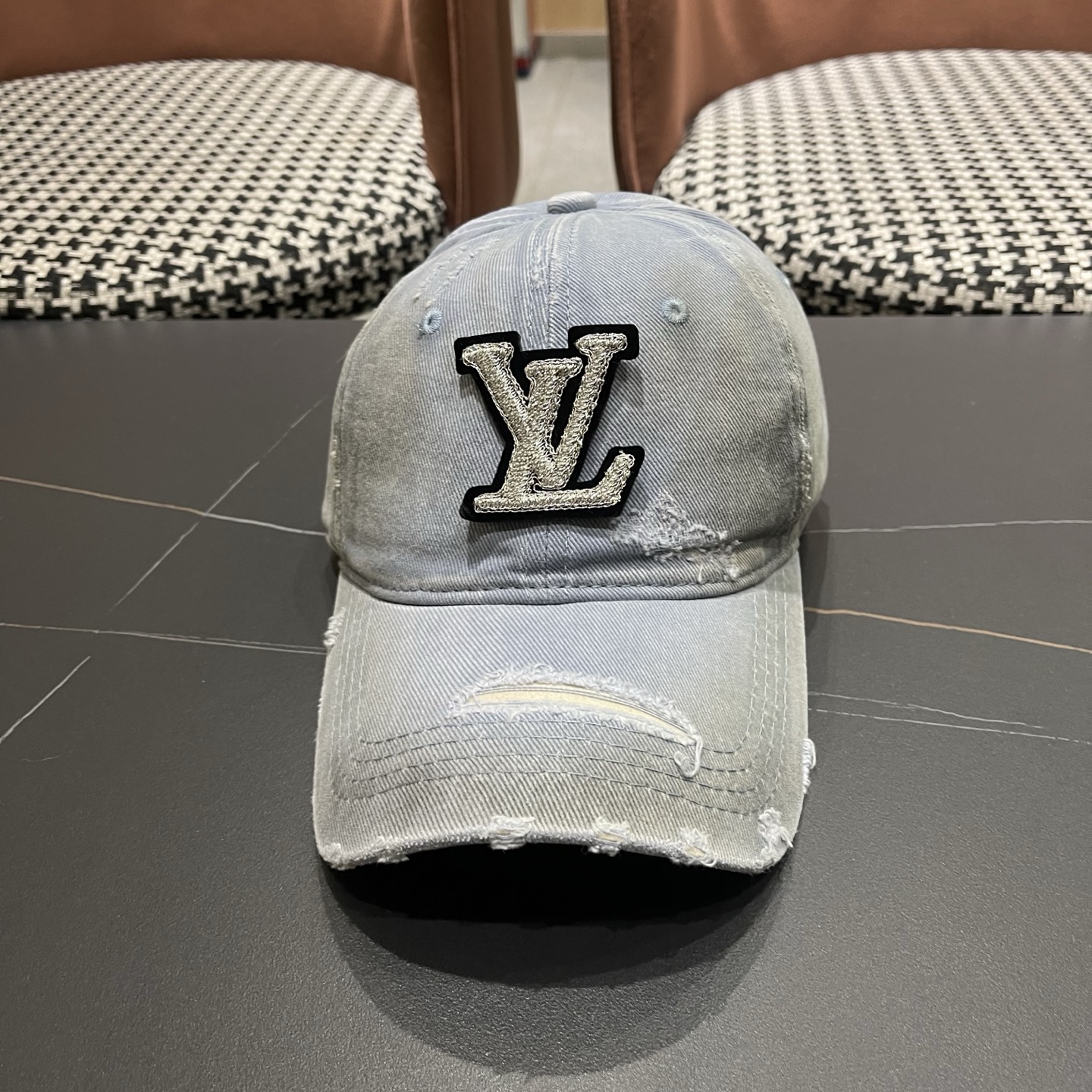 LV路易威登 水洗棒球帽网红百搭鸭舌帽子潮