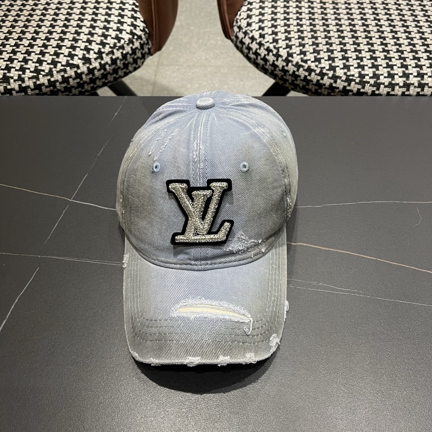 LV路易威登 水洗棒球帽网红百搭鸭舌帽子潮