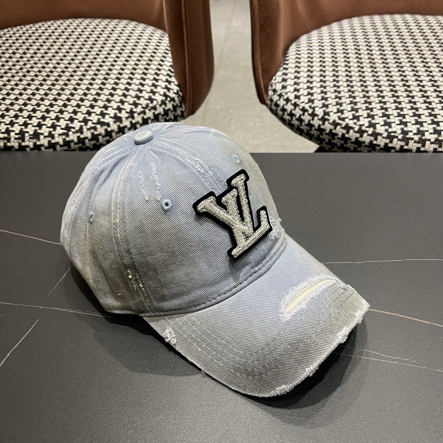 LV路易威登 水洗棒球帽网红百搭鸭舌帽子潮