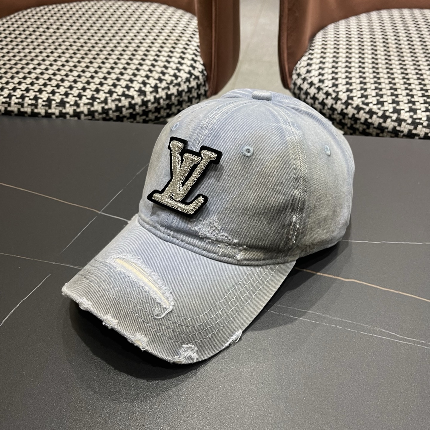 LV路易威登 水洗棒球帽网红百搭鸭舌帽子潮