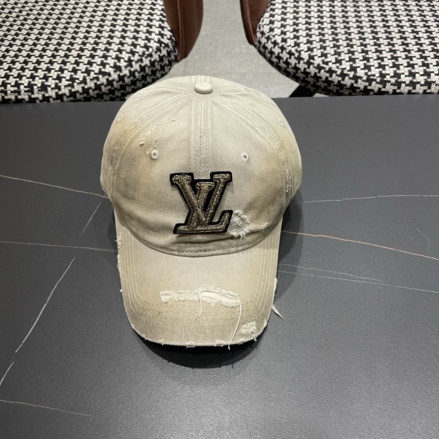 LV路易威登 水洗棒球帽网红百搭鸭舌帽子潮