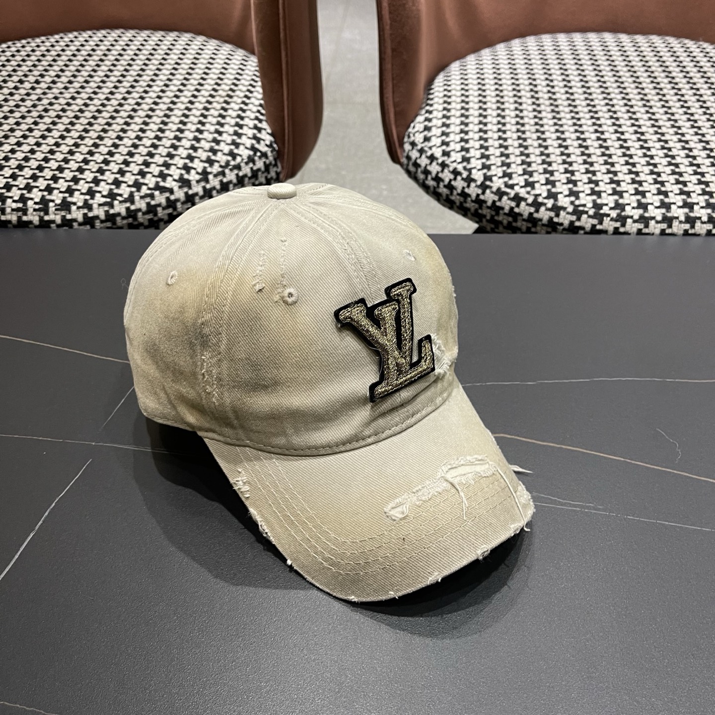 LV路易威登 水洗棒球帽网红百搭鸭舌帽子潮