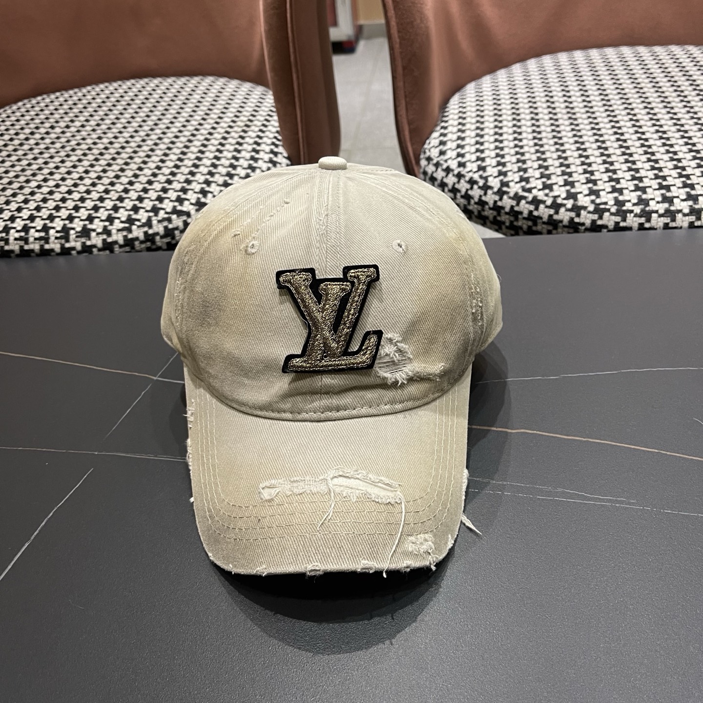 LV路易威登 水洗棒球帽网红百搭鸭舌帽子潮