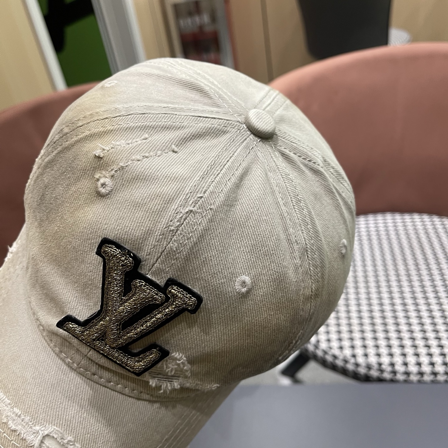 LV路易威登 水洗棒球帽网红百搭鸭舌帽子潮