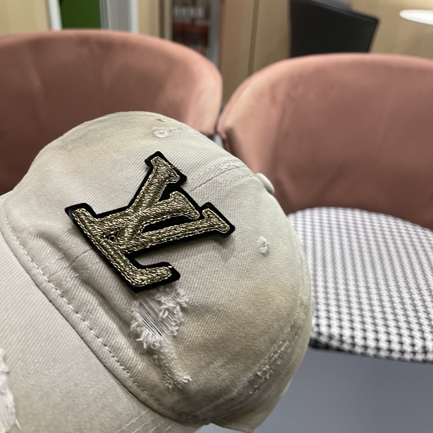 LV路易威登 水洗棒球帽网红百搭鸭舌帽子潮