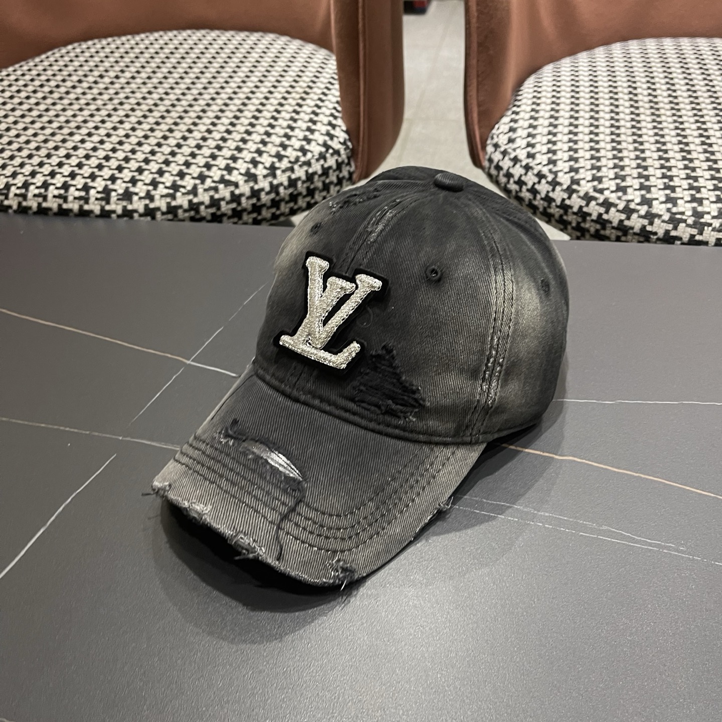 LV路易威登 水洗棒球帽网红百搭鸭舌帽子潮