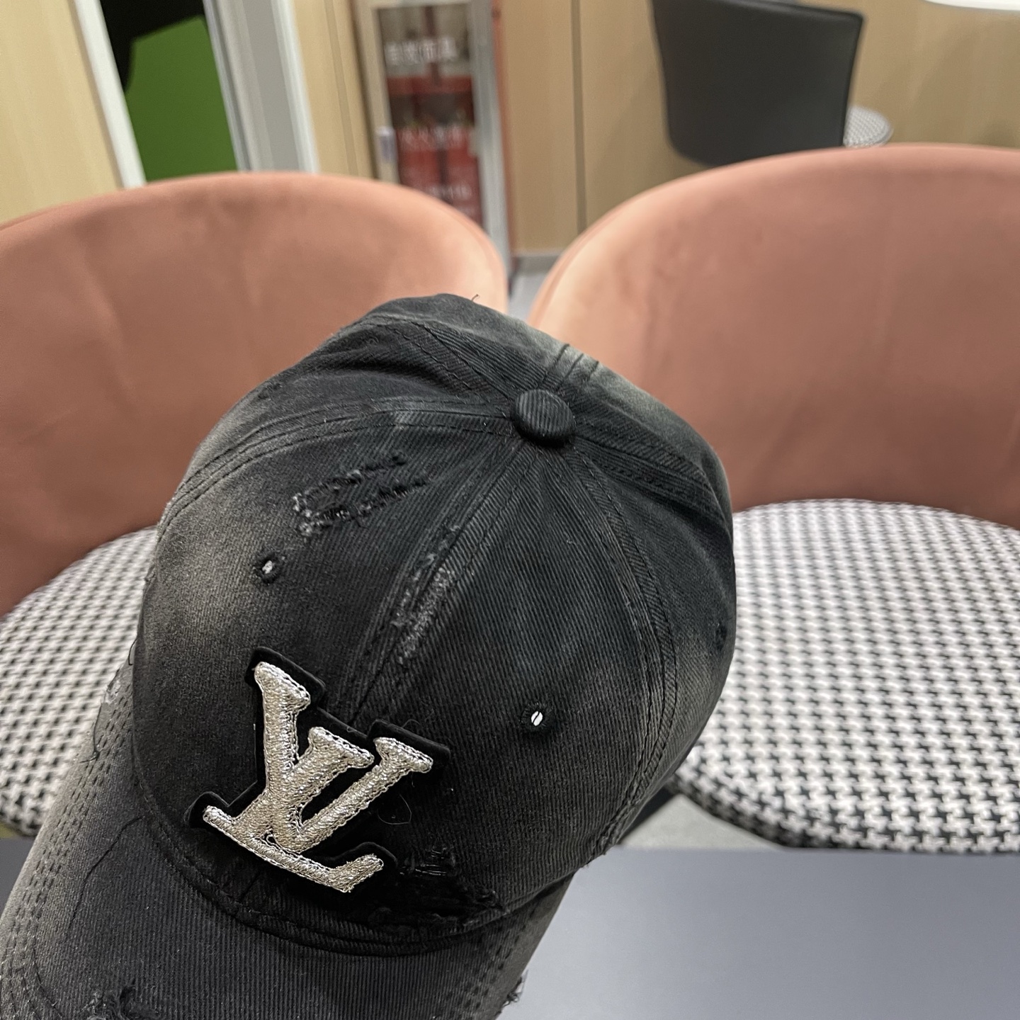 LV路易威登 水洗棒球帽网红百搭鸭舌帽子潮