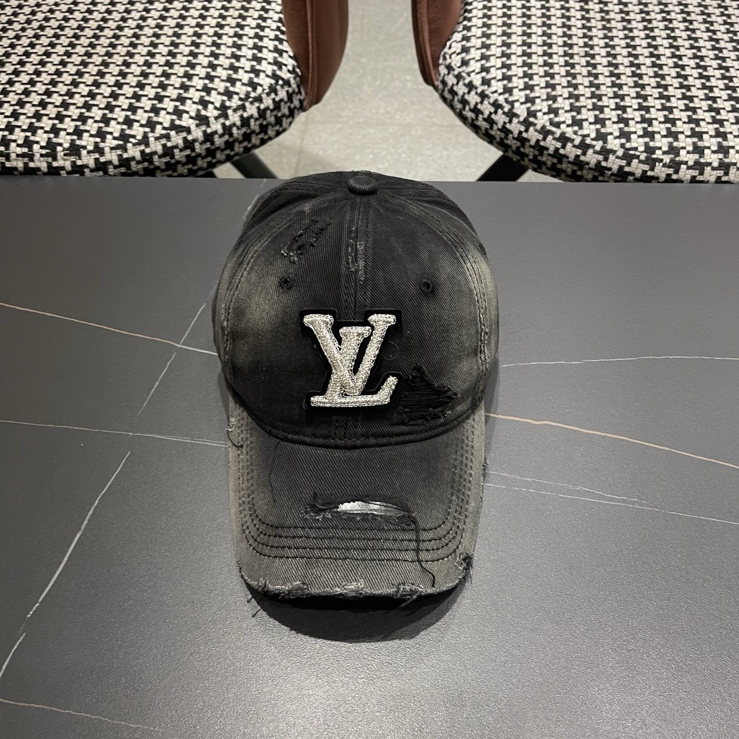 LV路易威登 水洗棒球帽网红百搭鸭舌帽子潮