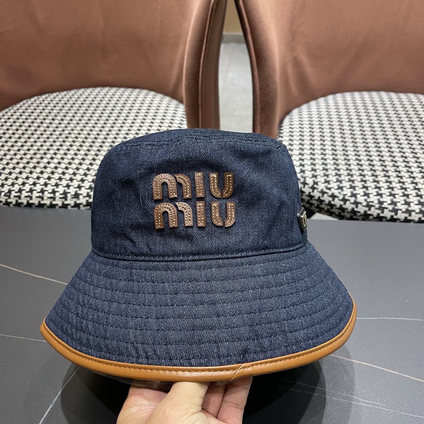 谬谬Miu Miu 新款渔夫帽女春夏秋韩版日系网红盆帽遮脸显脸小