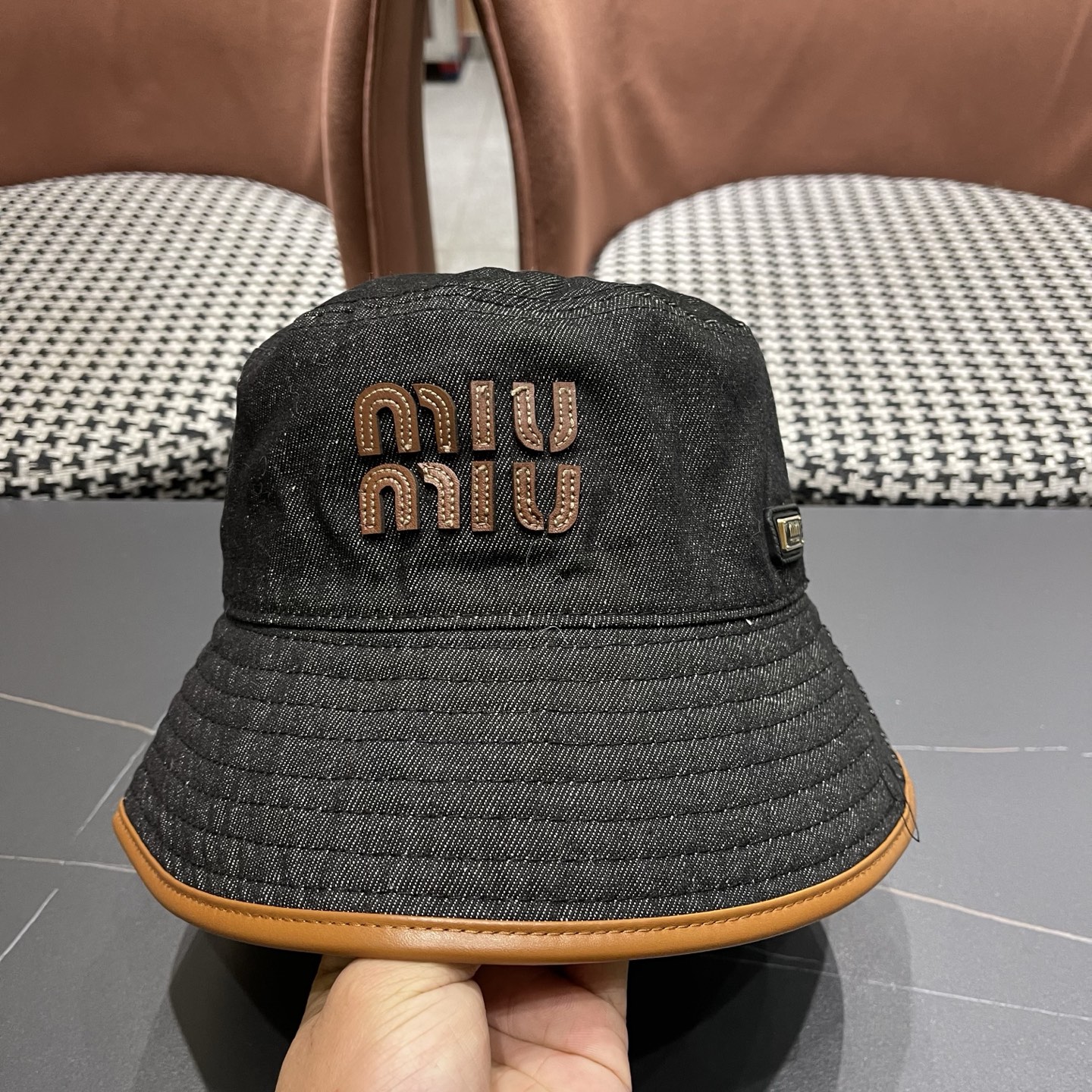 谬谬Miu Miu 新款渔夫帽女春夏秋韩版日系网红盆帽遮脸显脸小