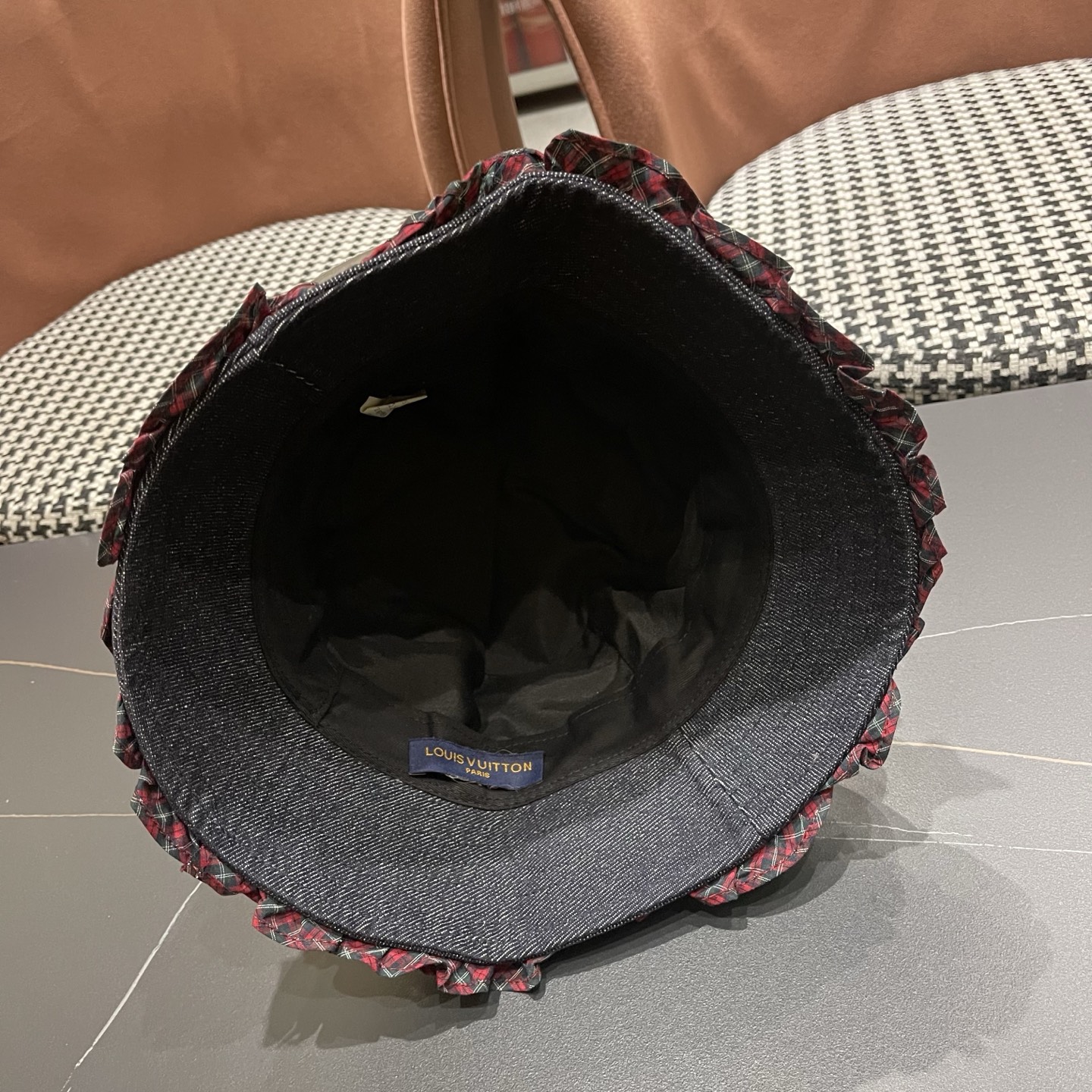 Lv路易威登 韩国夏季户外遮阳盆帽新中式贵气高级感百搭渔夫帽薄款太阳帽