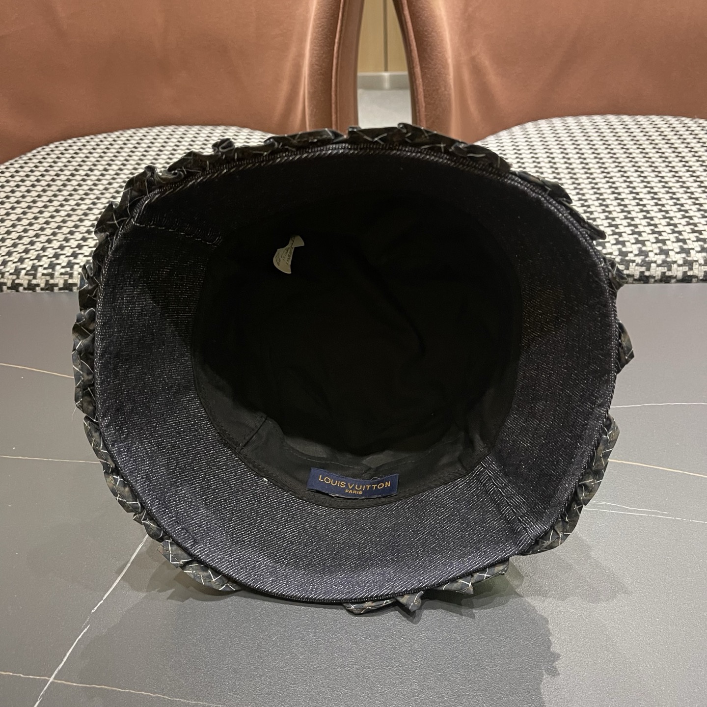 Lv路易威登 韩国夏季户外遮阳盆帽新中式贵气高级感百搭渔夫帽薄款太阳帽