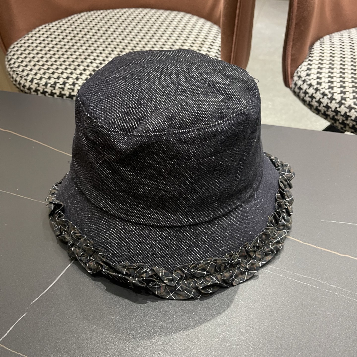 Lv路易威登 韩国夏季户外遮阳盆帽新中式贵气高级感百搭渔夫帽薄款太阳帽