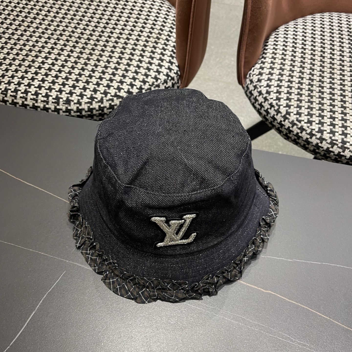 Lv路易威登 韩国夏季户外遮阳盆帽新中式贵气高级感百搭渔夫帽薄款太阳帽