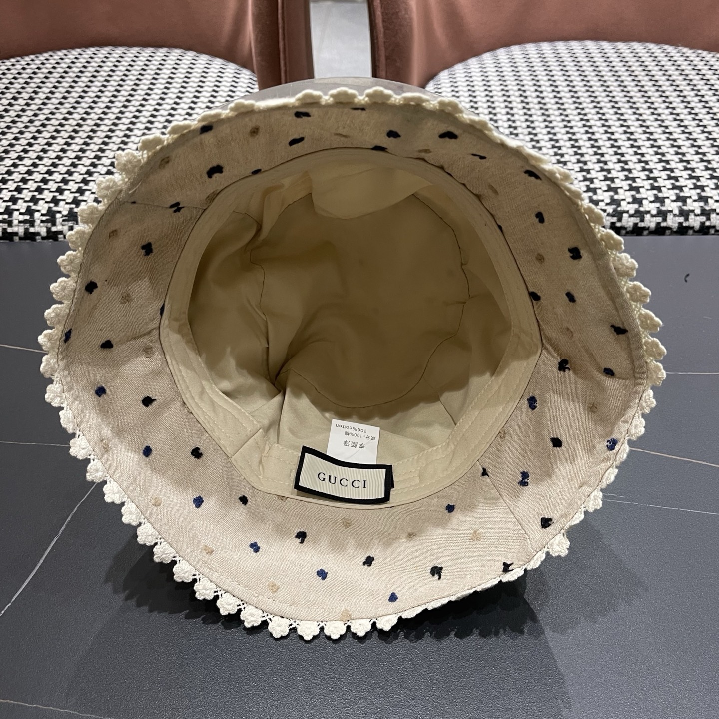 香奈儿Chanel夏季透气防晒渔夫帽子小碎花脸小休闲百搭出游遮阳盆帽