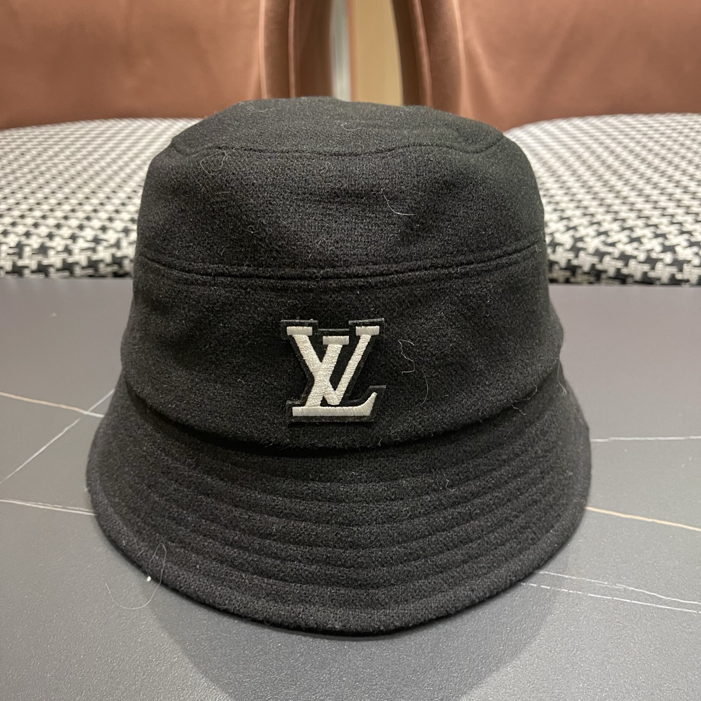 LV路易威登 早秋渔夫帽女防紫外线遮阳帽大头围太阳盆帽潮