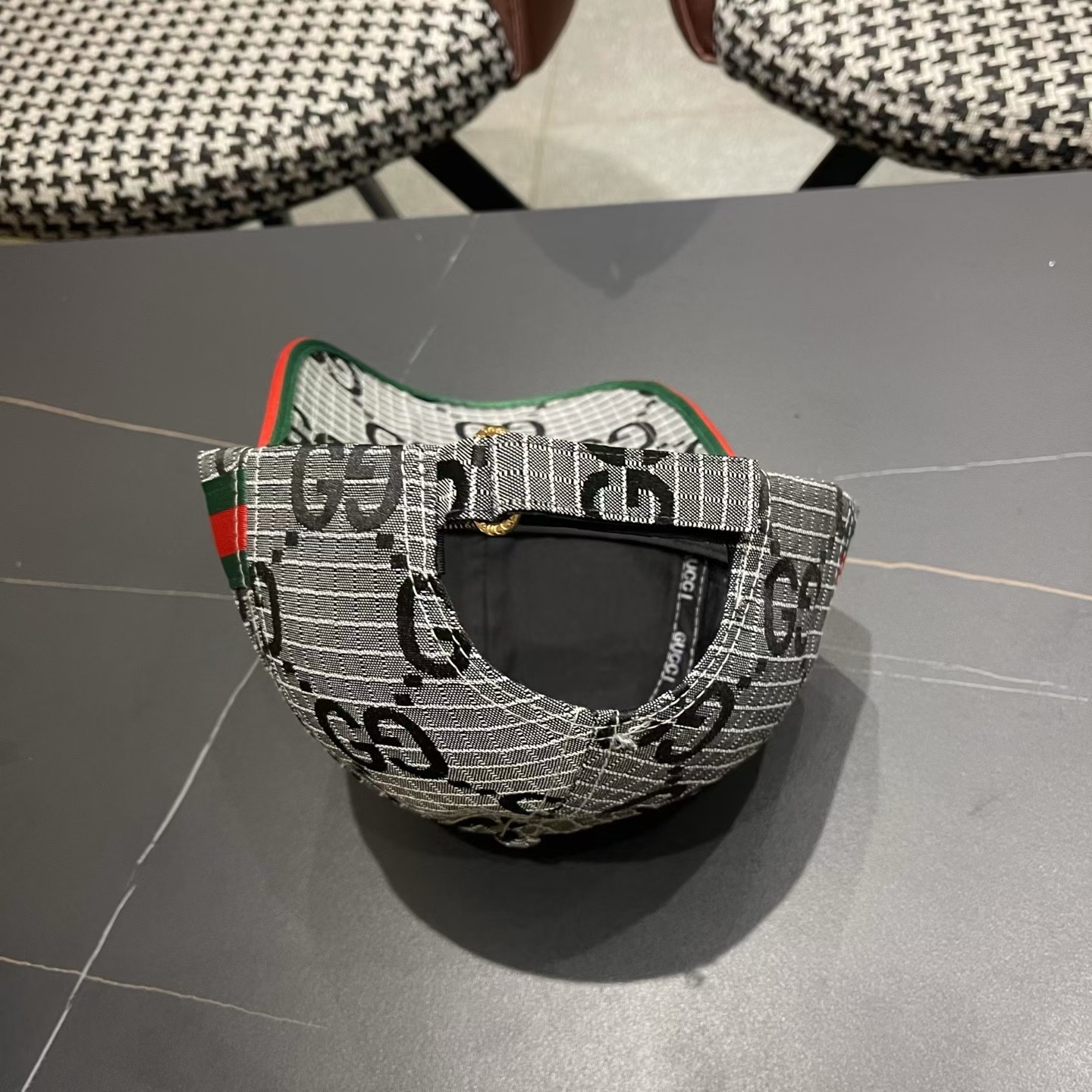 Gucci(古奇)经典原单棒球帽😍原版帆布轻盈透气！实物拍摄，四季百搭男女适用，基础头围56，贴片可调节