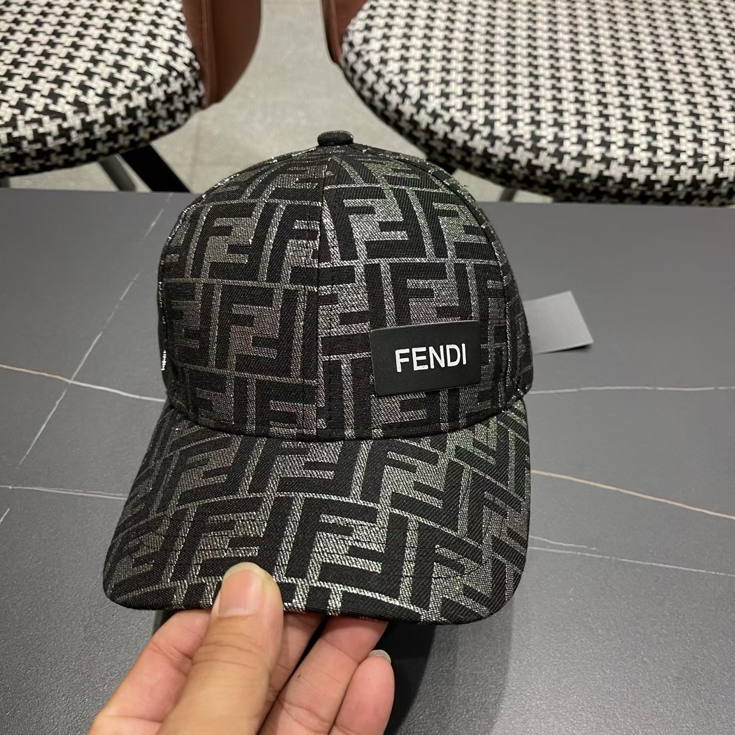 P FENDI芬迪 系列棒球帽🧢 经典FF中古单品，气质穿搭单品，质量杠杠