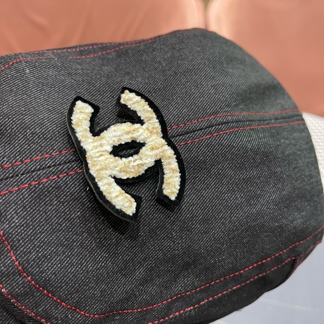 香奈儿2025新款日系文艺复古前进帽情侣休闲百搭英伦贝雷帽男女反戴潮搭鸭舌帽韩