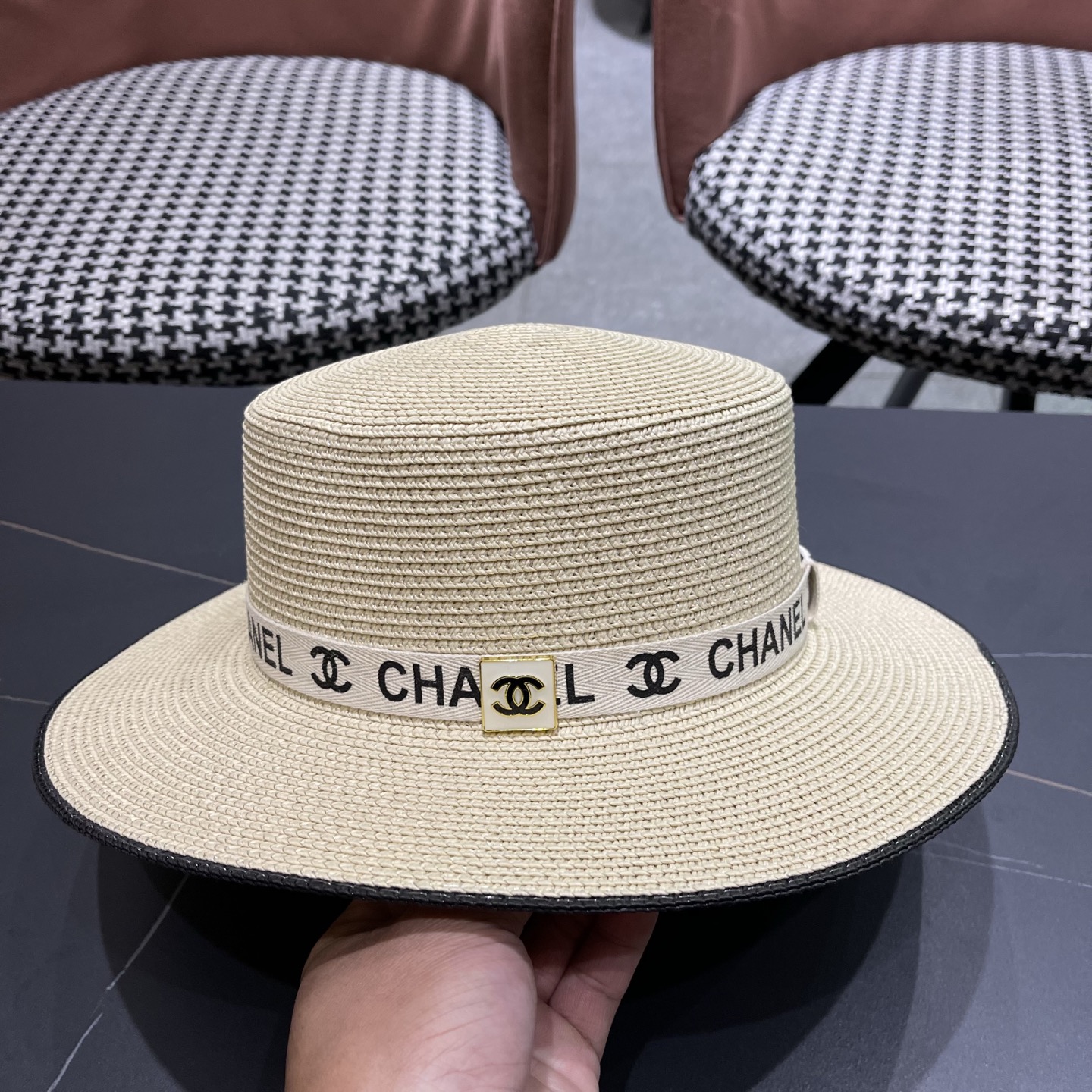 香奈儿CHANEL新款草帽，高级定制，名媛风，细节待上，夏季防晒防紫外线百搭好看