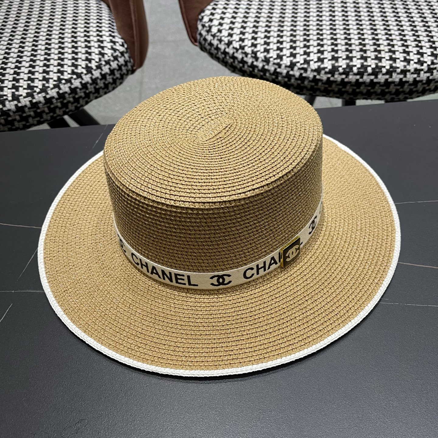 香奈儿CHANEL新款草帽，高级定制，名媛风，细节待上，夏季防晒防紫外线百搭好看