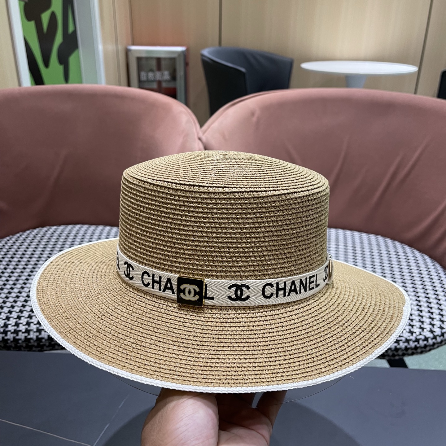 香奈儿CHANEL新款草帽，高级定制，名媛风，细节待上，夏季防晒防紫外线百搭好看