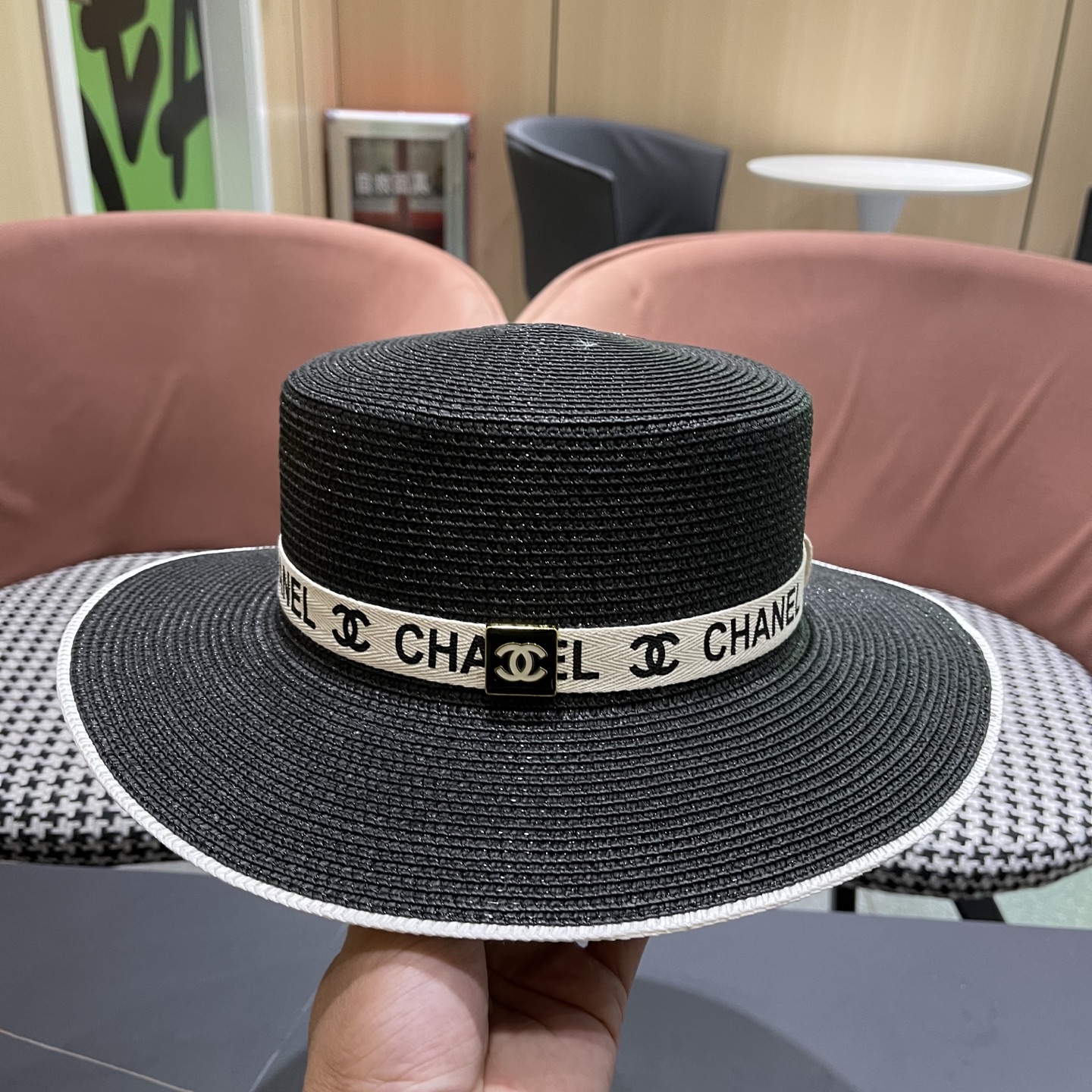 香奈儿CHANEL新款草帽，高级定制，名媛风，细节待上，夏季防晒防紫外线百搭好看