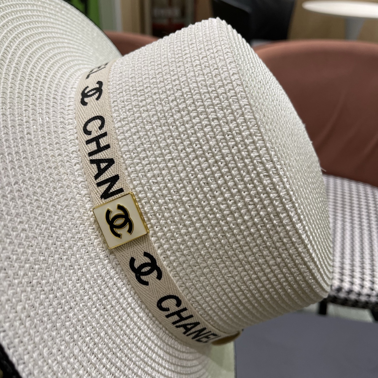 香奈儿CHANEL新款草帽，高级定制，名媛风，细节待上，夏季防晒防紫外线百搭好看