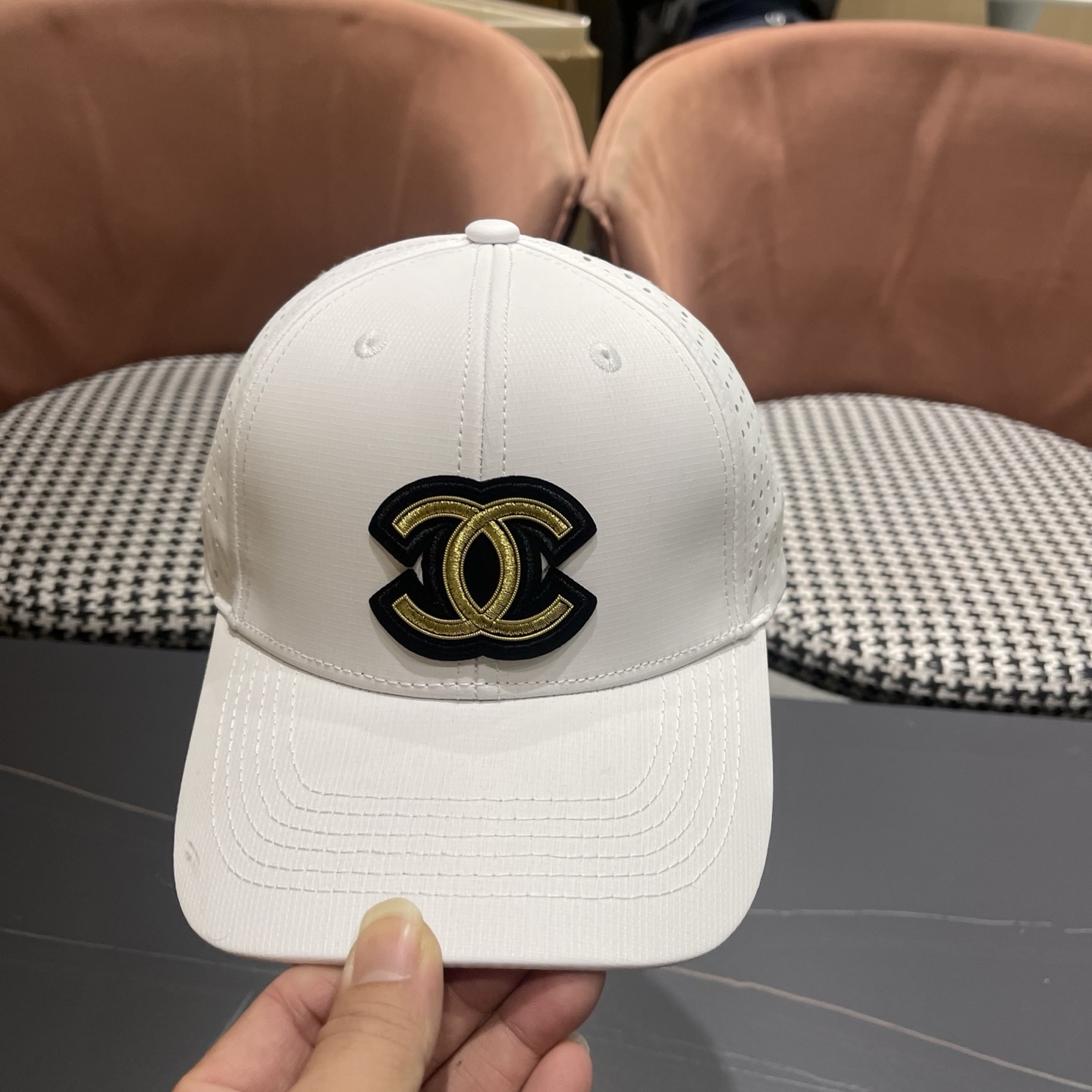 🧢CHANEL香奈儿～新款典经款棒球帽，细节做都工很精致，经典男女都🉑