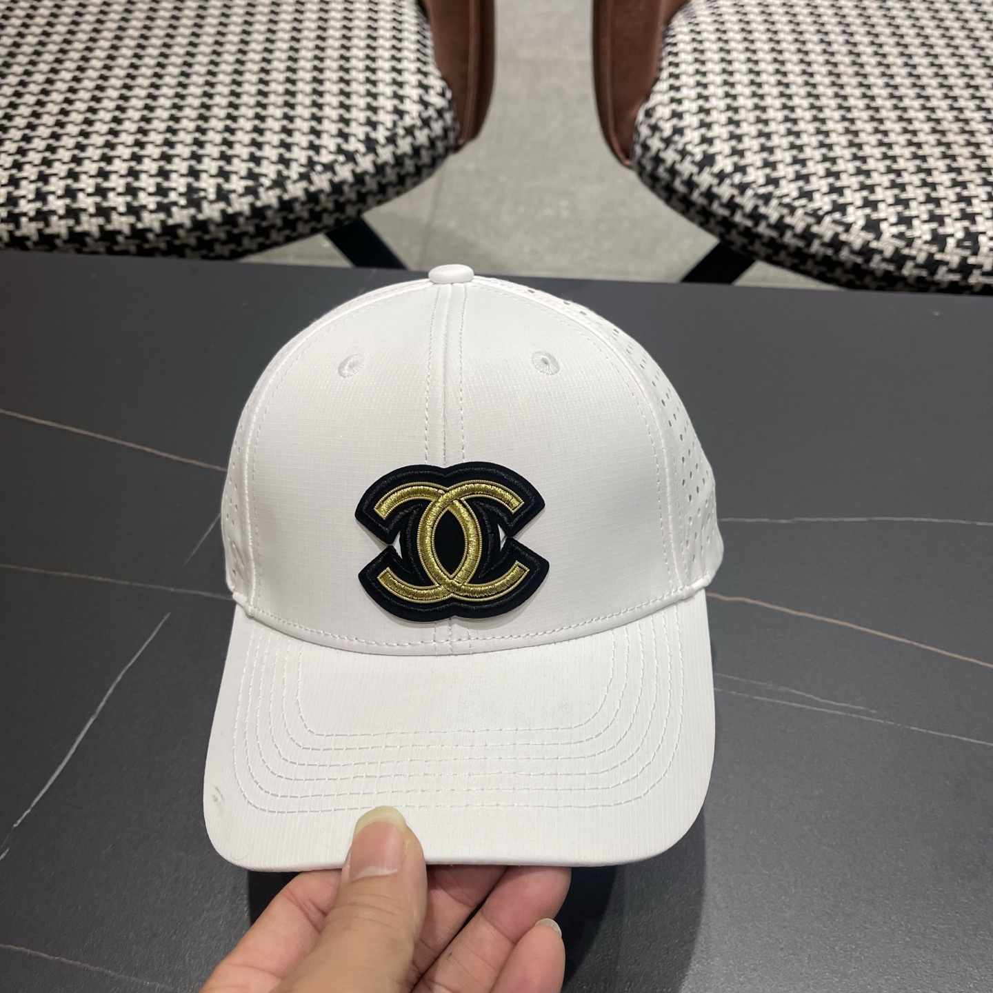🧢CHANEL香奈儿～新款典经款棒球帽，细节做都工很精致，经典男女都🉑