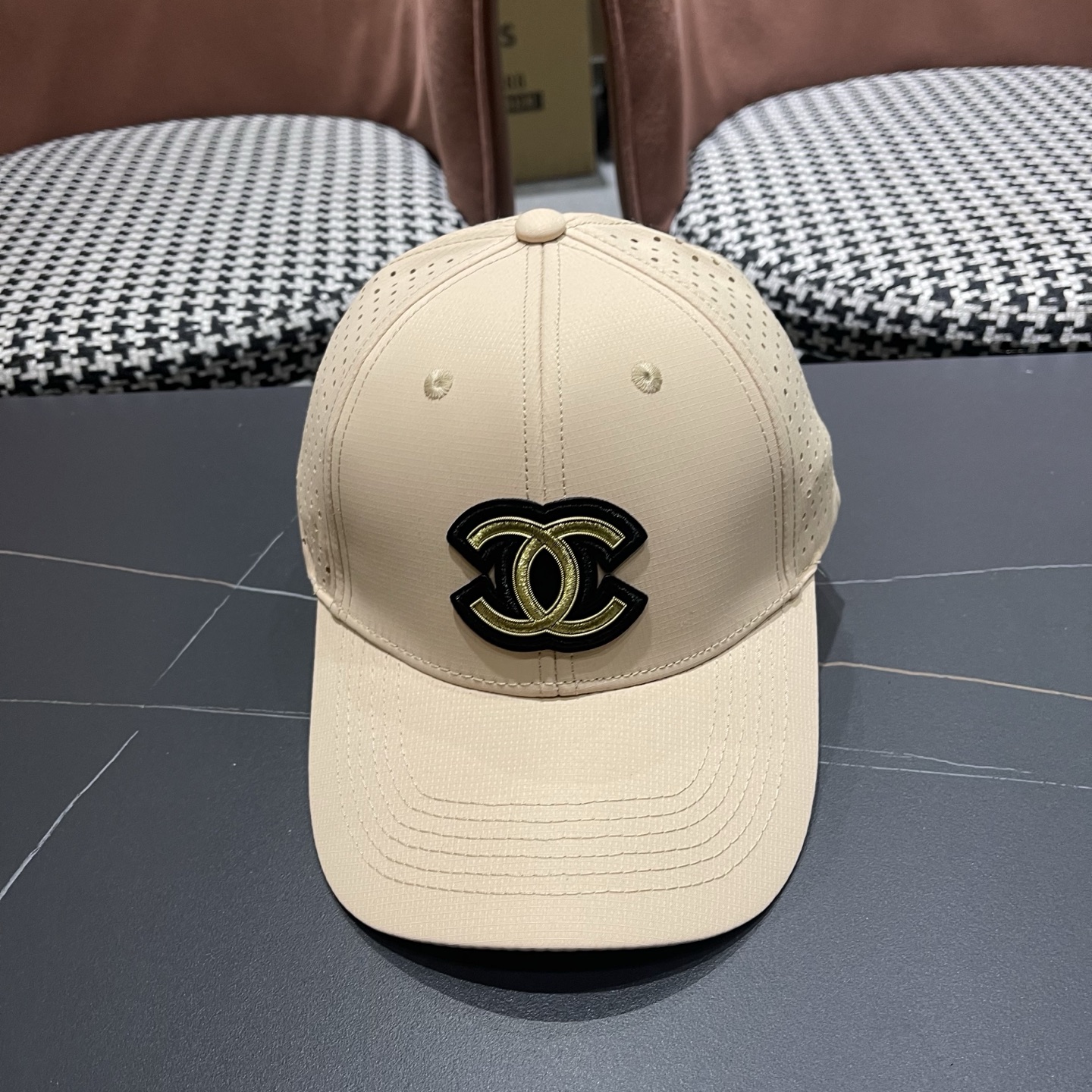 🧢CHANEL香奈儿～新款典经款棒球帽，细节做都工很精致，经典男女都🉑