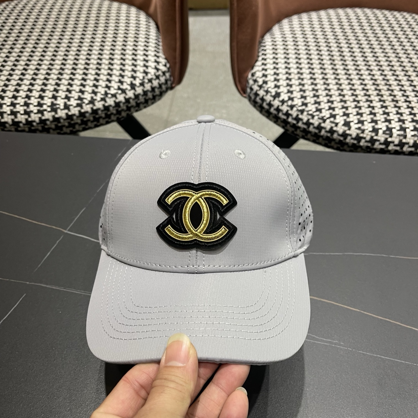 🧢CHANEL香奈儿～新款典经款棒球帽，细节做都工很精致，经典男女都🉑