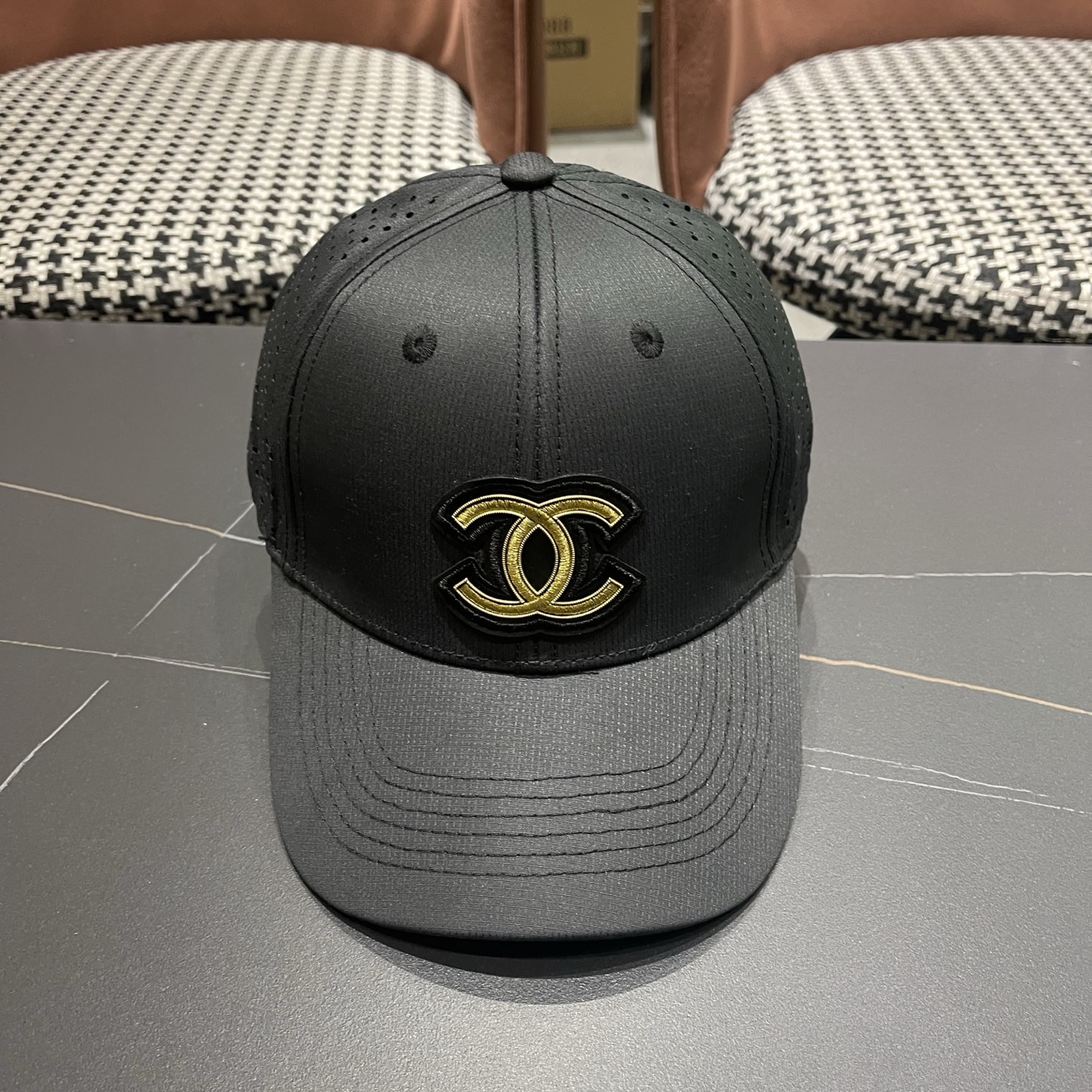 🧢CHANEL香奈儿～新款典经款棒球帽，细节做都工很精致，经典男女都🉑