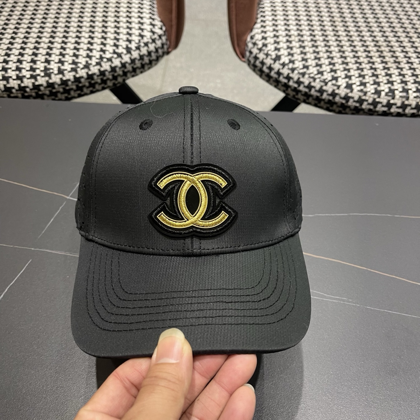 🧢CHANEL香奈儿～新款典经款棒球帽，细节做都工很精致，经典男女都🉑