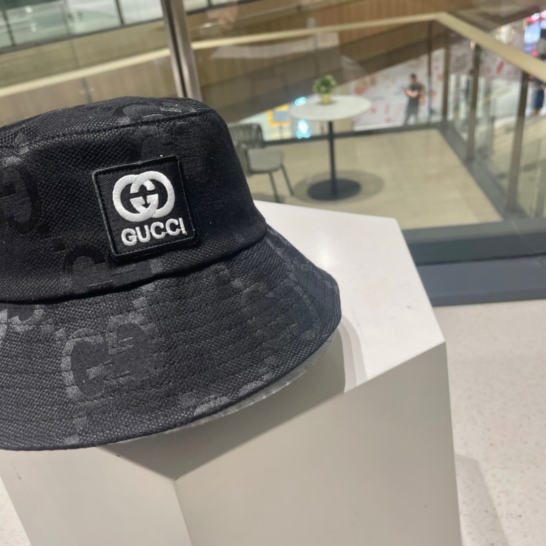 GUCCI  古奇 新款韩版原单可爱小熊熊渔夫帽🧢高品质，休闲风格，低調奢華，超级时尚的颜色，潮流百搭