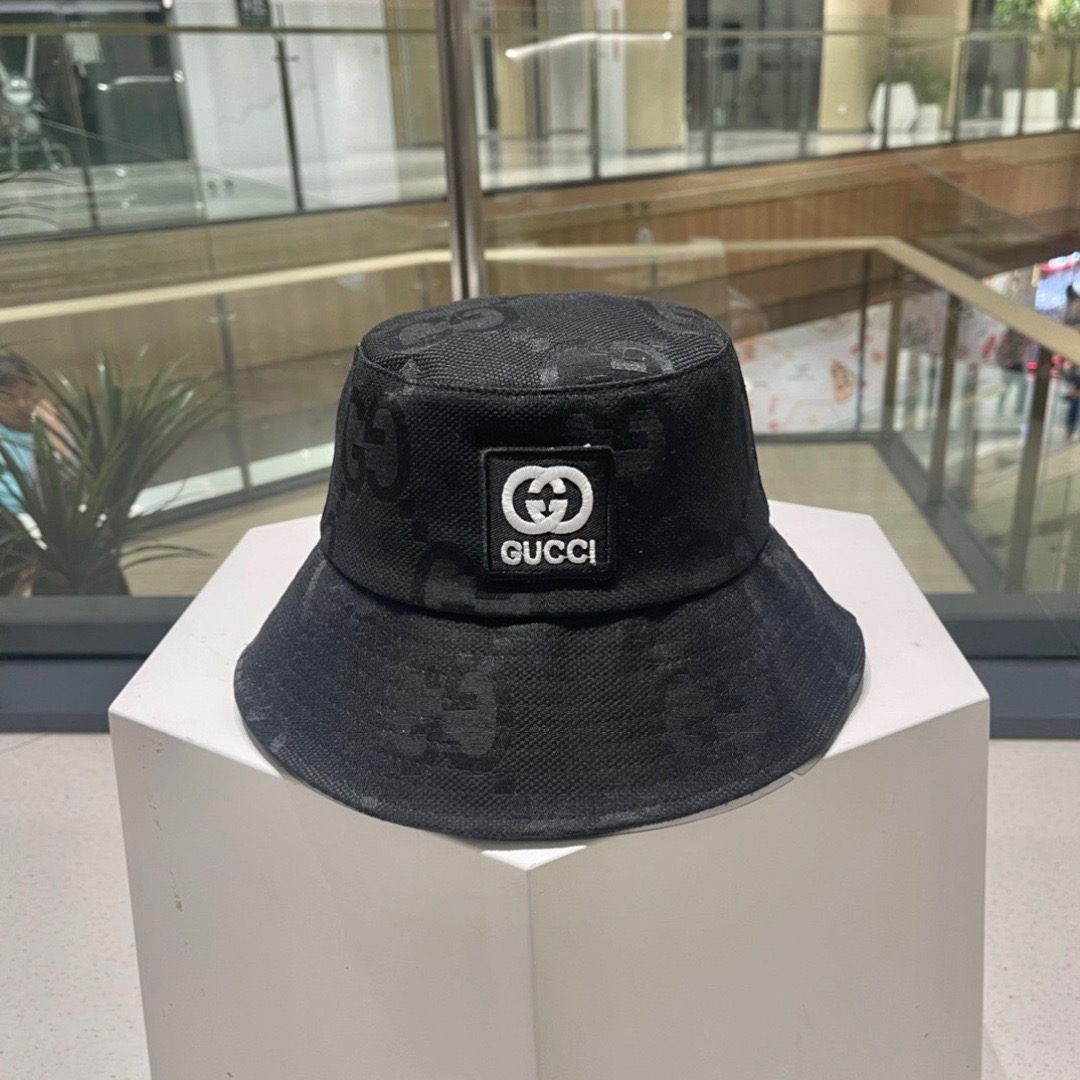 GUCCI  古奇 新款韩版原单可爱小熊熊渔夫帽🧢高品质，休闲风格，低調奢華，超级时尚的颜色，潮流百搭