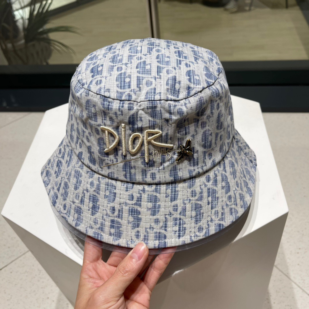Dior迪奥渔夫帽，官方新款，正品开模，头围57cm