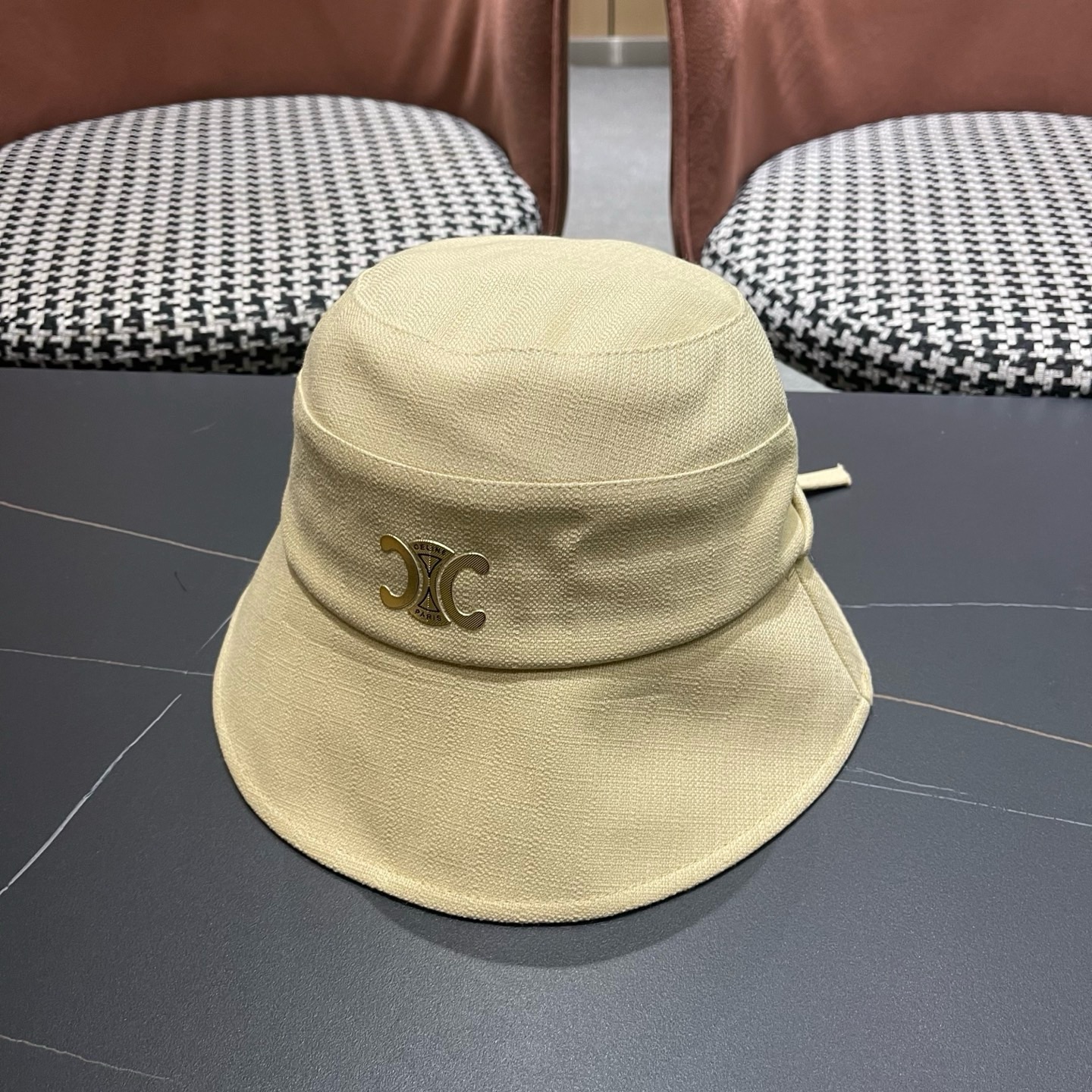 Celine 赛琳 春款网红大蝴蝶结铁丝渔夫帽日系甜美百搭显脸遮阳大帽檐盆帽