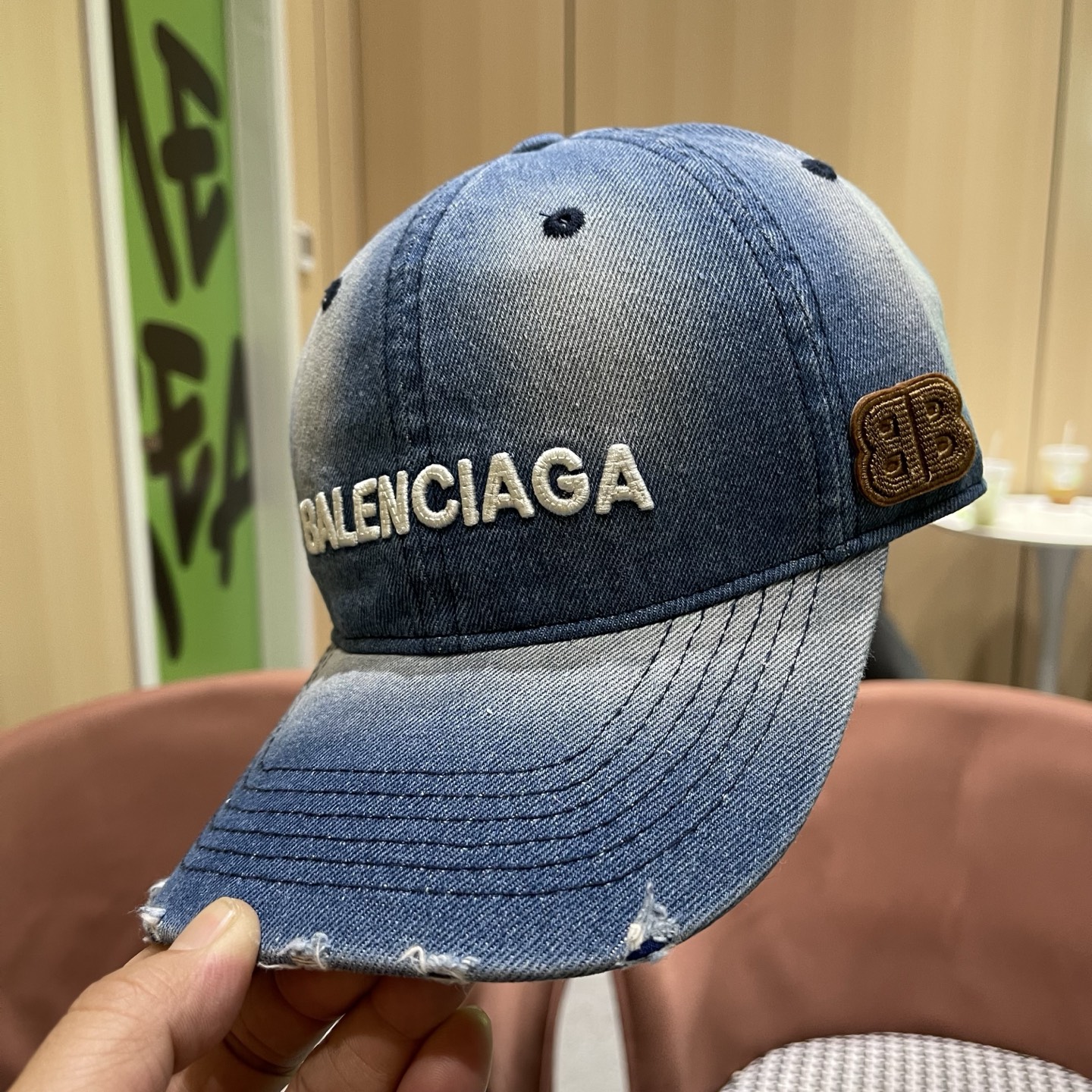 新品Balenciaga 巴黎世家字母新款棒球帽现货秒发🧢简约时尚超级无敌好看的帽子！情侣款！