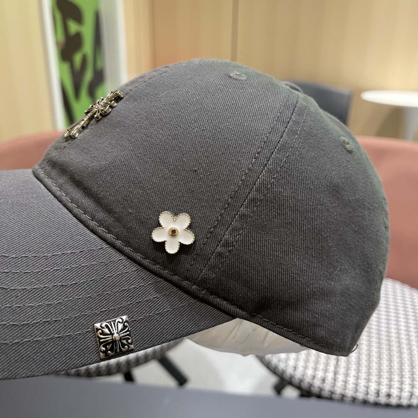 Chrome hearts 克罗心 新款十字架 高品质棒球帽质量巨好！谁戴谁好看~