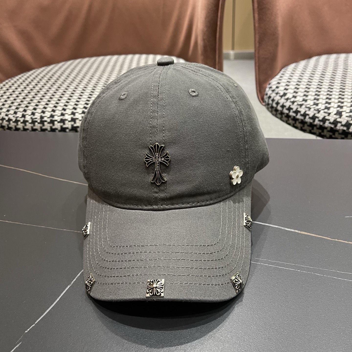 Chrome hearts 克罗心 新款十字架 高品质棒球帽质量巨好！谁戴谁好看~