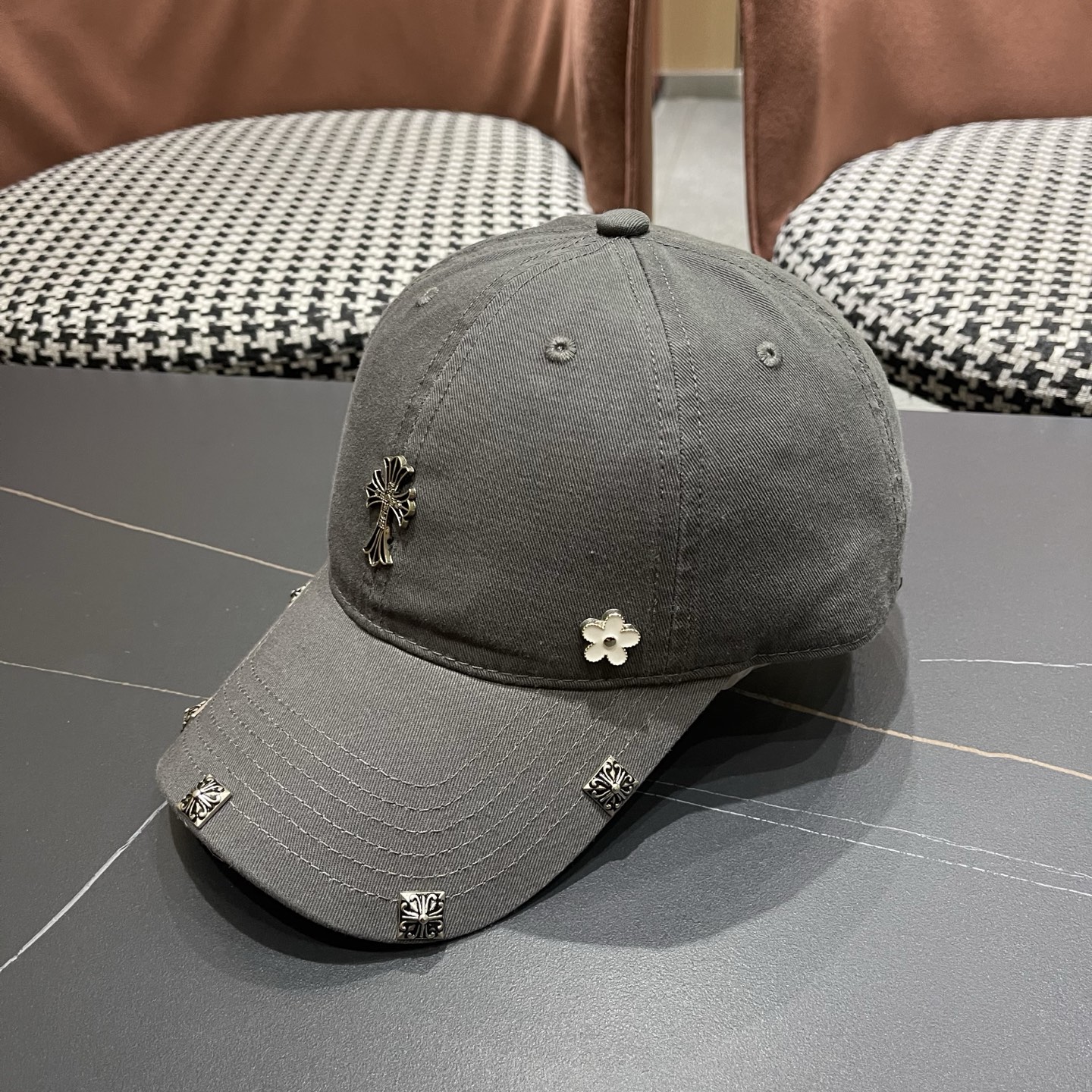 Chrome hearts 克罗心 新款十字架 高品质棒球帽质量巨好！谁戴谁好看~