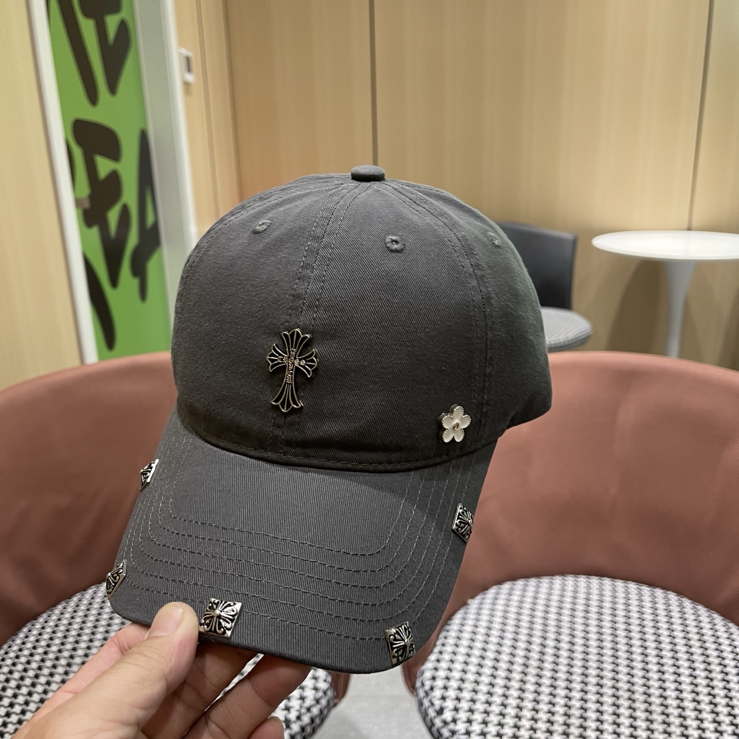 Chrome hearts 克罗心 新款十字架 高品质棒球帽质量巨好！谁戴谁好看~