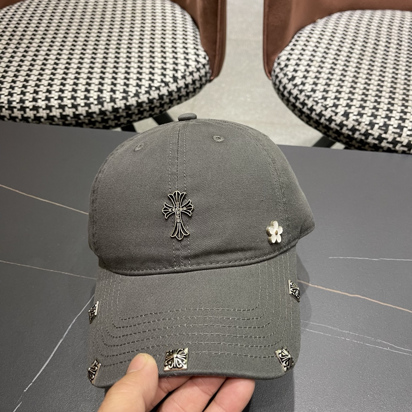 Chrome hearts 克罗心 新款十字架 高品质棒球帽质量巨好！谁戴谁好看~